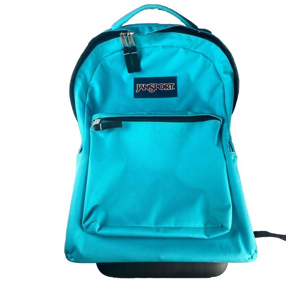 Jansport Handbags - JanSport Driver 8 Rolling Backpack Travel Bag Carry On with Wheels Teal Blue